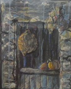 59. mihail gavril ( 1961 - ) - rustica - pastel - 40 x 33 - 350 euro